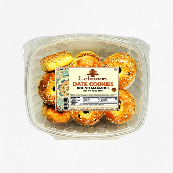 Lebanon Round Maamoul Date Cookies