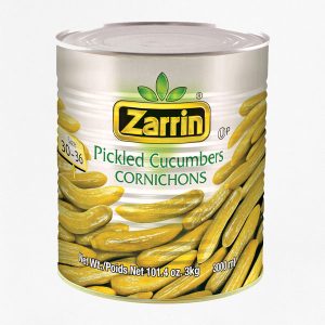 Zarrin Cucumber Pickled CAN 30–36 WSB